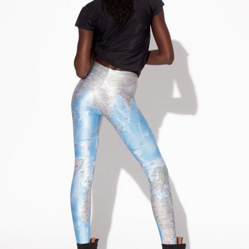 BlackMilk World Map Leggings